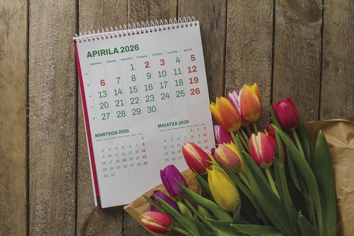 Ba al dakizu zein den 2026ko besta egunen egutegi ofiziala?