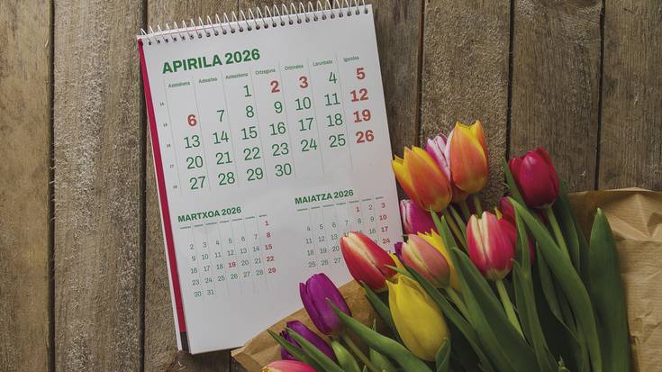 Ba al dakizu zein den 2026ko besta egunen egutegi ofiziala?