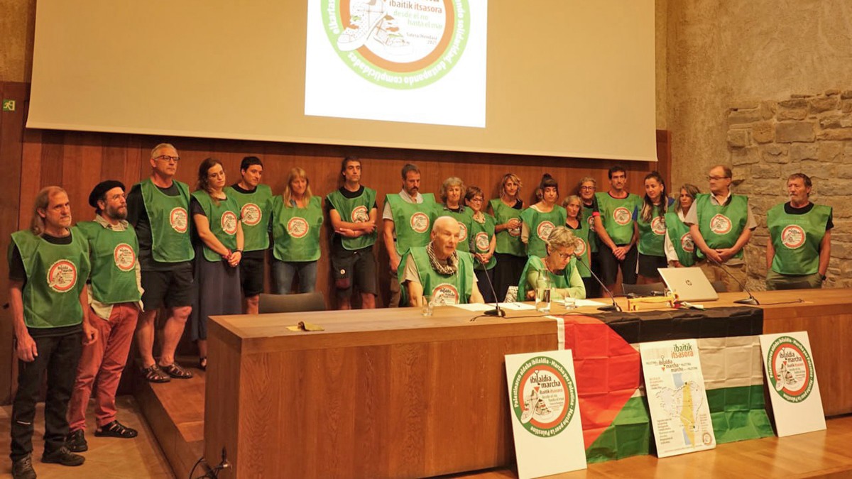 Tutera eta Hendaia lotuko dituen Palestinaren aldeko ibilaldia eskualdetik pasatuko da