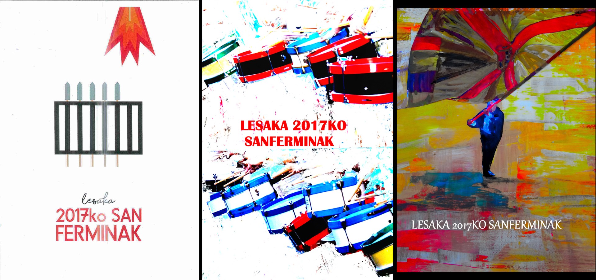 Lesakako Sanferminetako kartel eta portada irabazleak jakinarazi dituzte