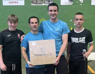 [ARGAZKIAK] Iñigo Leceak eta Jon Jauregik irabazi dute Leitzako Frontenis Txapelketa
