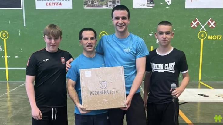 [ARGAZKIAK] Iñigo Leceak eta Jon Jauregik irabazi dute Leitzako Frontenis Txapelketa