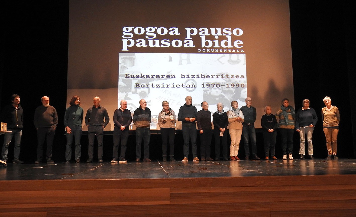 ‘Gogoa pauso, pausoa bide’ dokumentala eta lekukoen elkarrizketak Interneten ikus daitezke orain