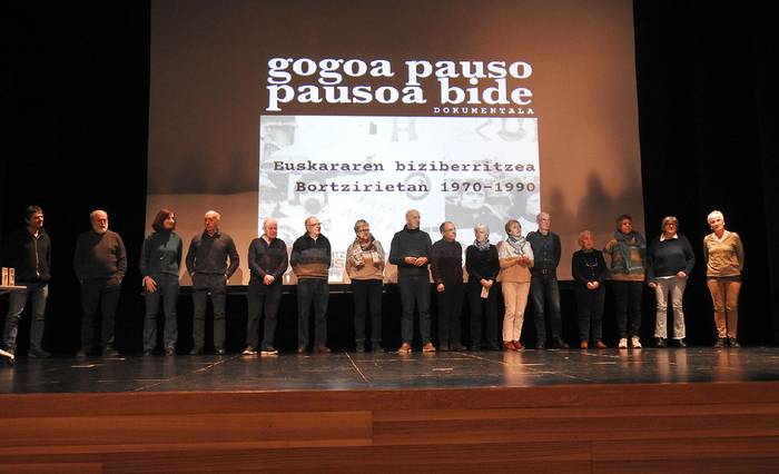 ‘Gogoa pauso, pausoa bide’ dokumentala eta lekukoen elkarrizketak Interneten ikus daitezke orain