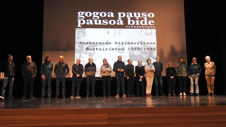 ‘Gogoa pauso, pausoa bide’ dokumentala eta lekukoen elkarrizketak Interneten ikus daitezke orain