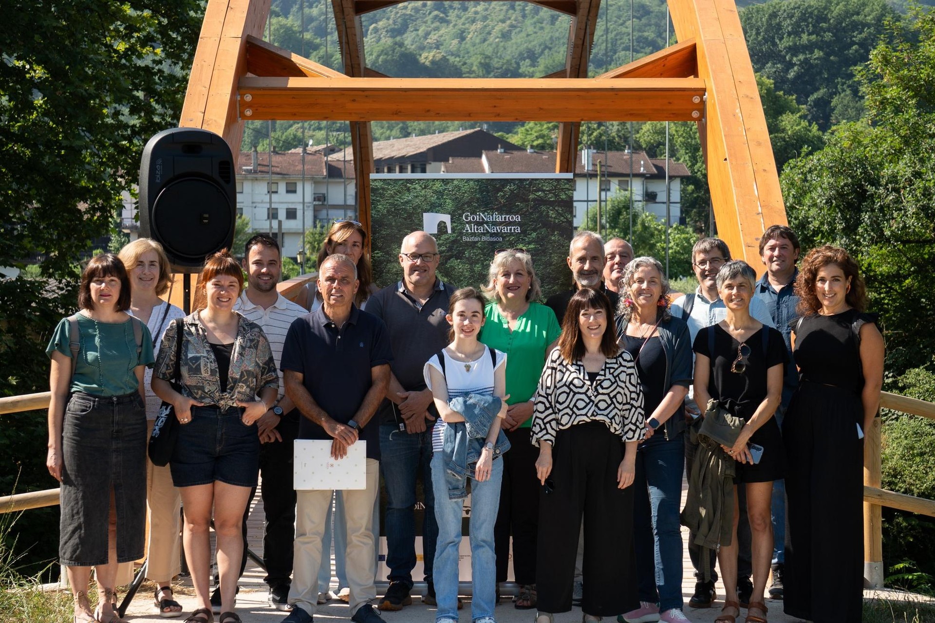 Cederna Garalurrek Bidasoko Bide Berdearen Elizondorainoko luzapena inauguratu du