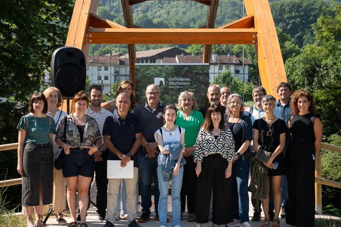 Cederna Garalurrek Bidasoko Bide Berdearen Elizondorainoko luzapena inauguratu du
