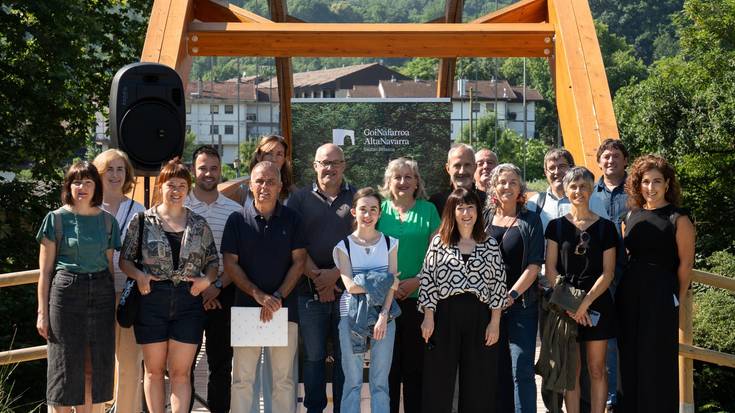 Cederna Garalurrek Bidasoko Bide Berdearen Elizondorainoko luzapena inauguratu du