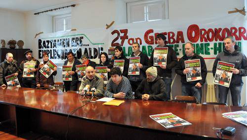 ‘Baztanen bizi, bertan lan egin’ manifestazioa larunbatean Elizondon