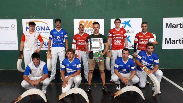 Julen Larretxea omendu dute Donezteben Nafarroako erremonte txapelketako bigarren jardunaldiaren atarian