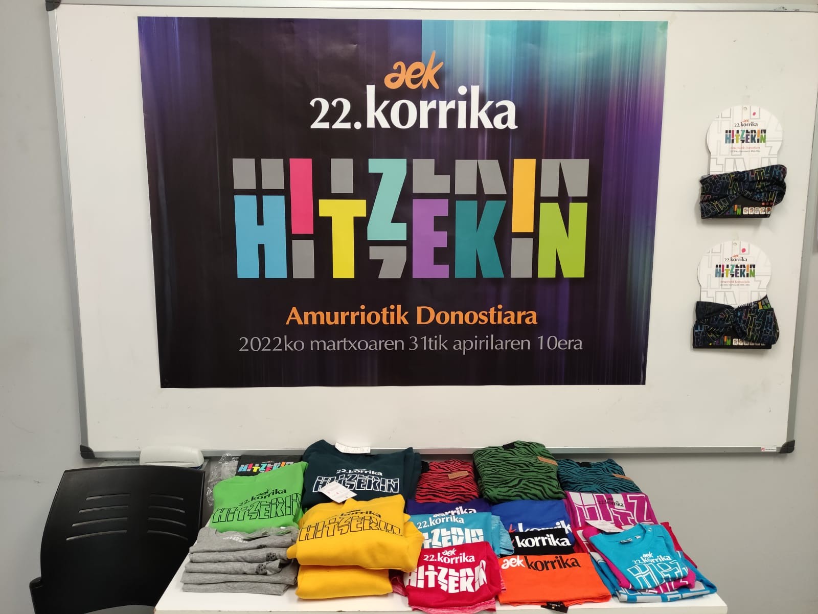 22. Korrikako materiala salgai paratuko dute aste honetan Beran eta hurrengoan Lesakan
