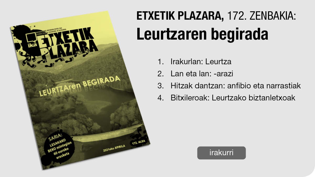 172. Etxetik Plazara: Leurtzaren begirada
