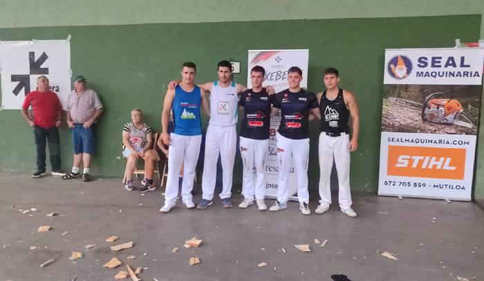 Zigako Joxean Etxeberria eta Arraiozko Julen Urrutia Nafarroako bigarren mailako aizkolarien txapelketako finalean izanen dira