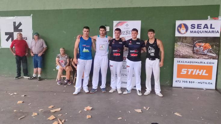 Zigako Joxean Etxeberria eta Arraiozko Julen Urrutia Nafarroako bigarren mailako aizkolarien txapelketako finalean izanen dira