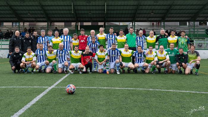 Beti Gazteko beteranoek garaipena lortu dute Lesakan Real Sociedad taldekoen kontra