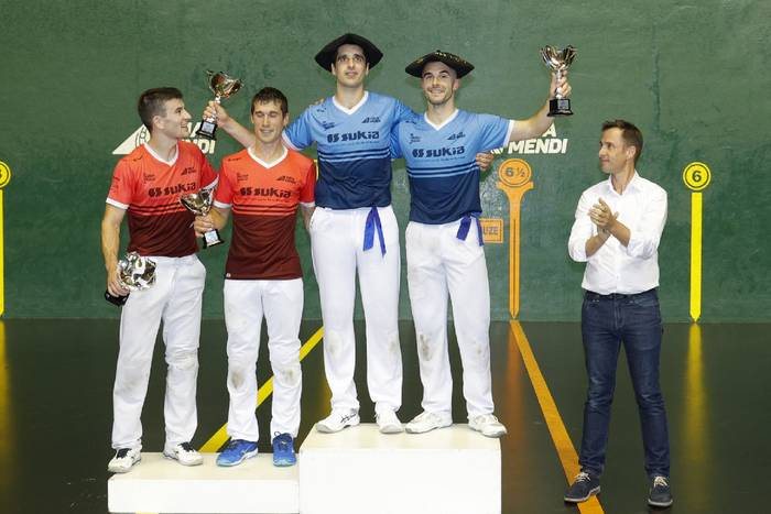 Aldabe eta Juanenea saldiastarra nagusitu dira Jai Alai Summer Season txapelketako finalean