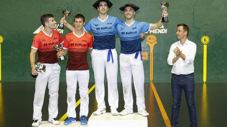 Aldabe eta Juanenea saldiastarra nagusitu dira Jai Alai Summer Season txapelketako finalean