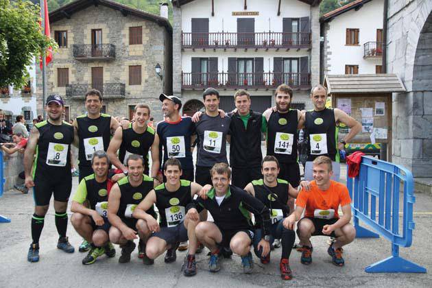 Herriko taldearen aurkezpena Goizutrail lasterketan 