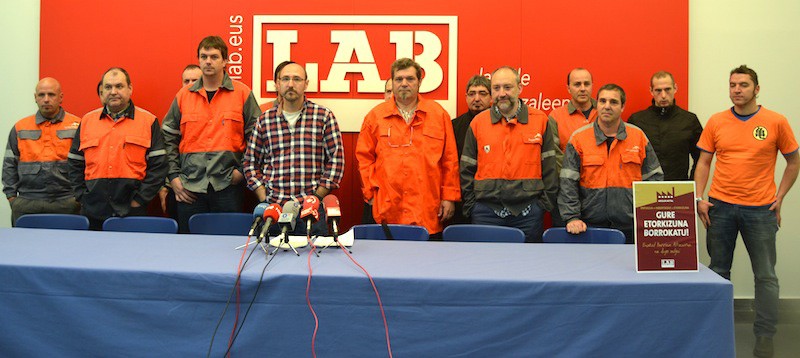 Arcelor Mittal-eko lantegietan kontratu eta inbertsio berriak eskatu ditu LABek