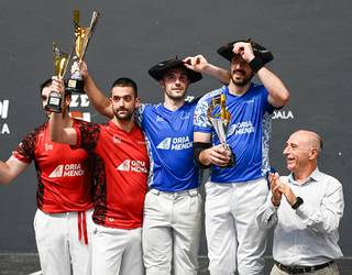 Aldabek eta Barrenetxea IV.ak irabazi dute Jai Alai Zarautz Erremonte Txapelketa
