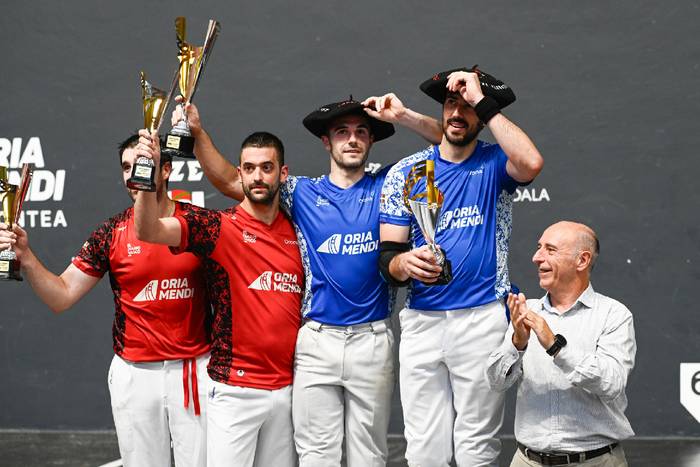 Aldabek eta Barrenetxea IV.ak irabazi dute Jai Alai Zarautz Erremonte Txapelketa