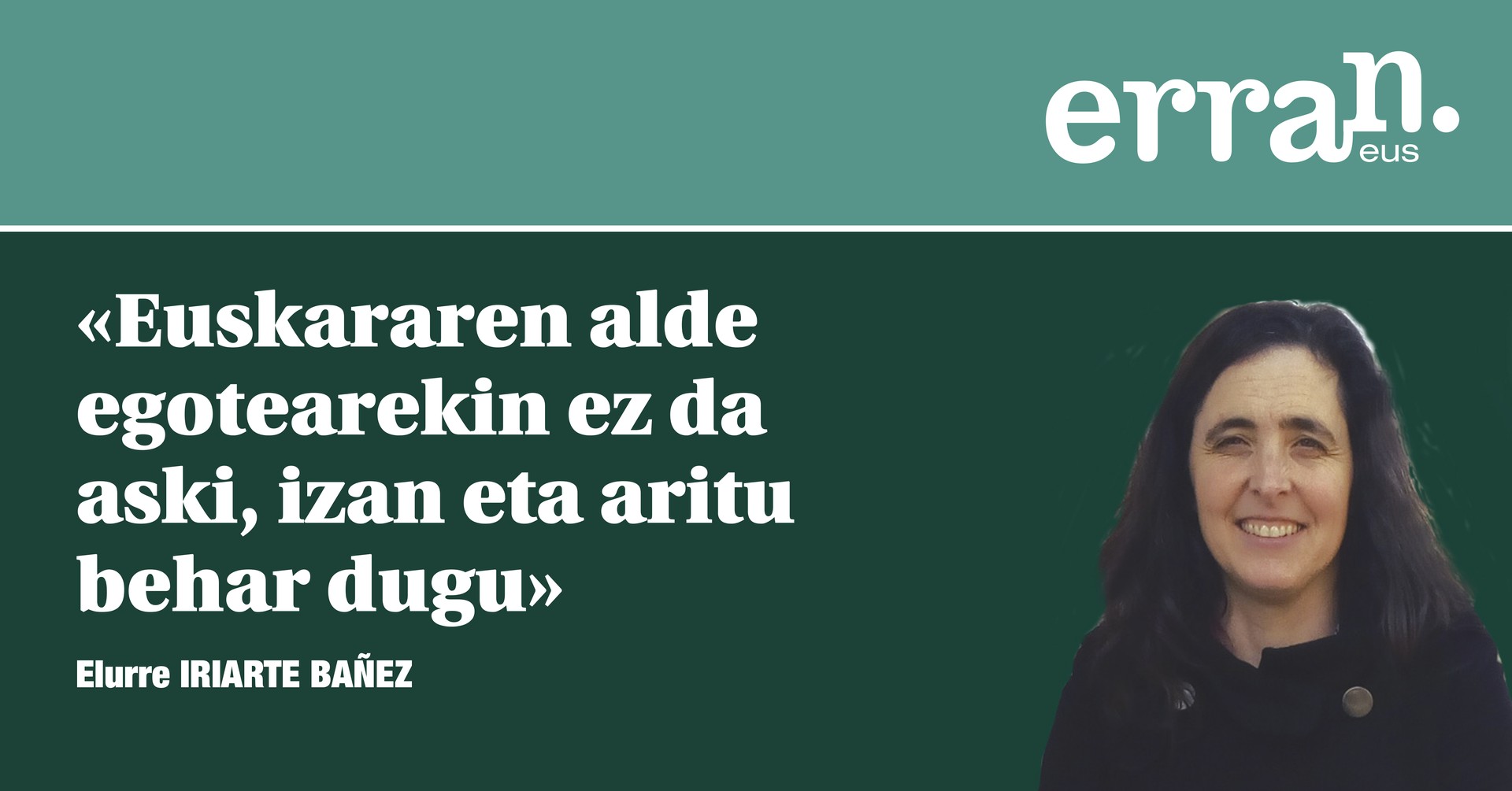 Euskararen alde egon edo izan