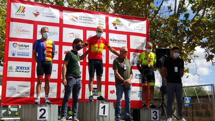 Luziano Mitxelena txirrindulari lesakarra bertze behin Espainiako txapeldun izan da