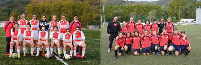 Derbia jokatuko dute Doneztebe eta Baztango futbol 8ko neskek