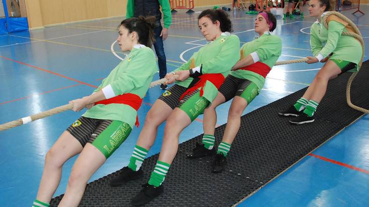 Nafarroako launakako sokatira txapelketako lehen txapelak emanen dituzte larunbatean Lesakan