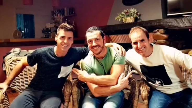 Jagoba Arrasate eta Bittor Alkiza atzo Arantzan ibili ziren