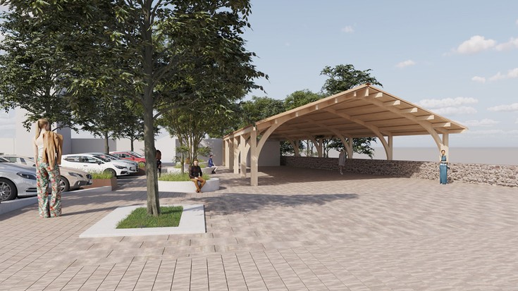 Merkatuko Plaza zaharberritzeko proiektua aurkeztuko du Doneztebeko Udalak ortzegunean