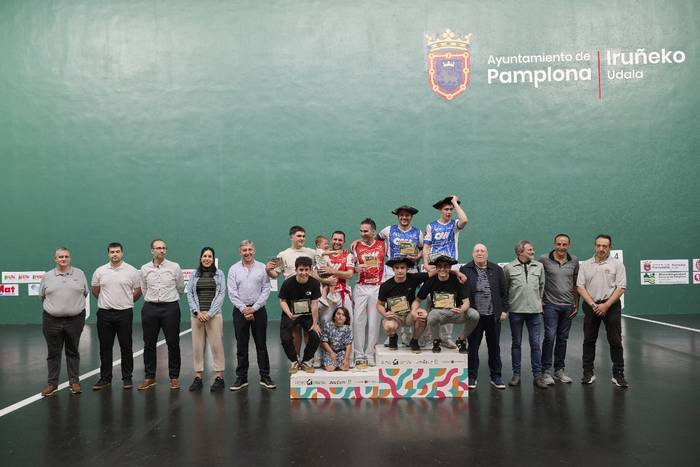 Uterga eta Mitxeo doneztebarrek irabazi dute Iruñeko Alde Zaharreko XII. erremonte txapelketa