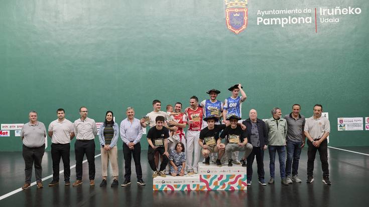 Uterga eta Mitxeo doneztebarrek irabazi dute Iruñeko Alde Zaharreko XII. erremonte txapelketa