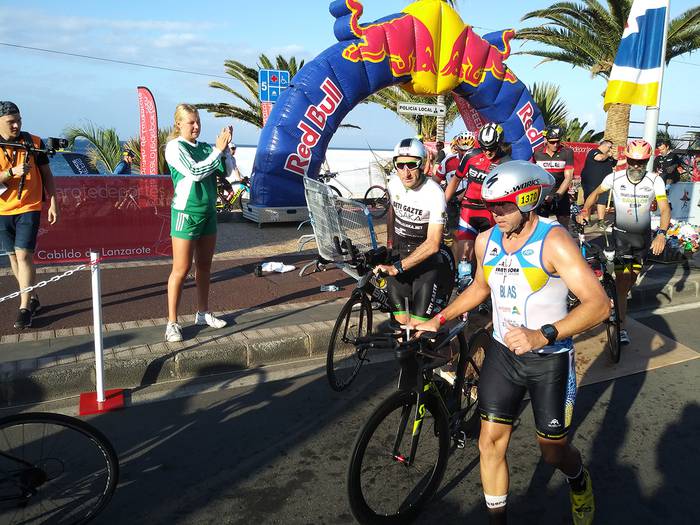 Lanzaroteko Ironman proba bukatu du aurten ere Bixente Igartzabal lesakarrak