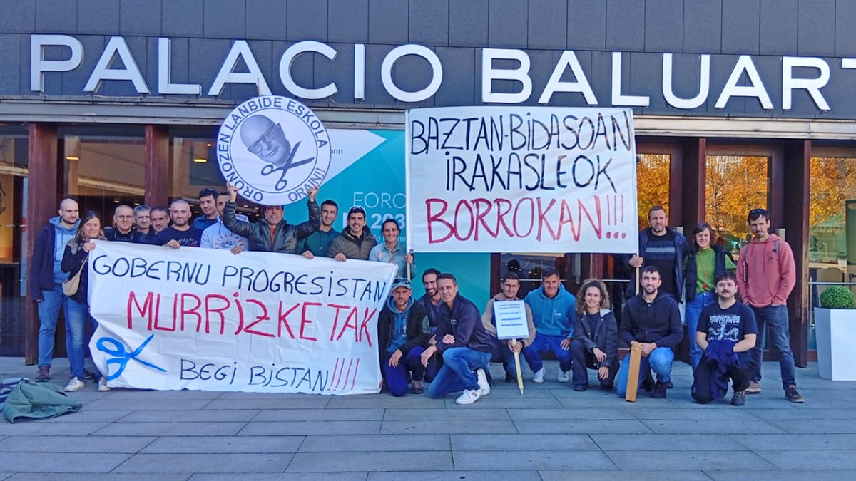 Gaur ere grebarako deia egina dute Lanbide Heziketako zentroetan