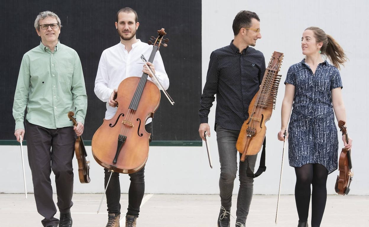 Alos Quartet taldearen kontzertua Arizkunenean igandean