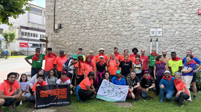 Transpirenaica Social Solidaria ekimenari harrera eginen diote larunbatean Beran