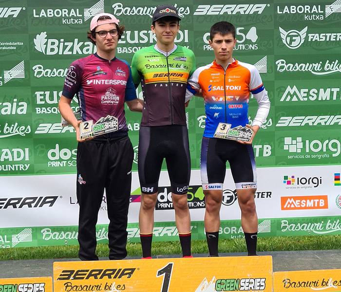 Jon Egizabal leitzarrak hirugarren postua lortu du UCI-Green Serieseko sailkapen orokorrean