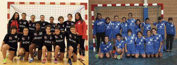 Alebin mailako eskubaloi derbia jokatuko dute BKT A eta Erreka taldeek Elizondon