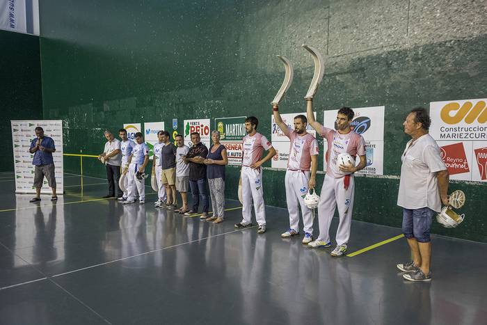 Giro ederra izan dute Hendaian nazioarteko erremonte zirkuituko jardunaldian