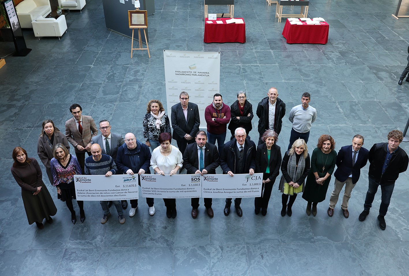 25.000 euroko donazioa egin du Euskal Jai Berri Erremonte Fundazioak