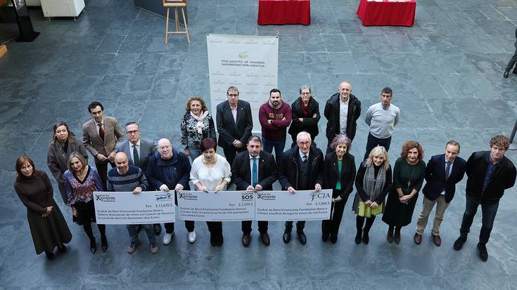 14.000 euro baino gehiagoren donazioa egin du Euskal Jai Berri Erremonte Fundazioak