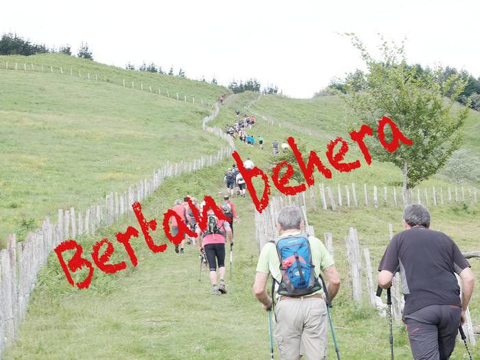 San Antonera antolatutako martxa arautua bertan behera uztea erabaki du Beti Gaztek