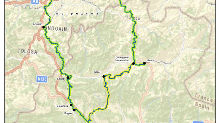 Doneztebe eta Irurtzun arteko Ederbidea bizikletentzako ibilbidea egokitzeko lizitazioa argitaratu du Nafarroako Gobernuak