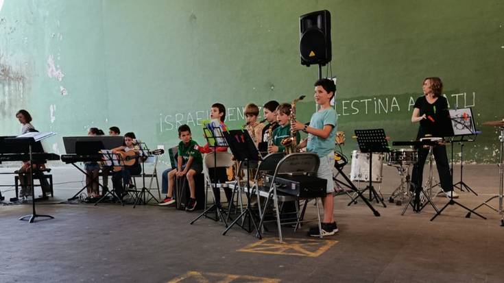Kontzertu ederra eman dute Berako Isidoro Fagoaga musika eskolako ikasleek