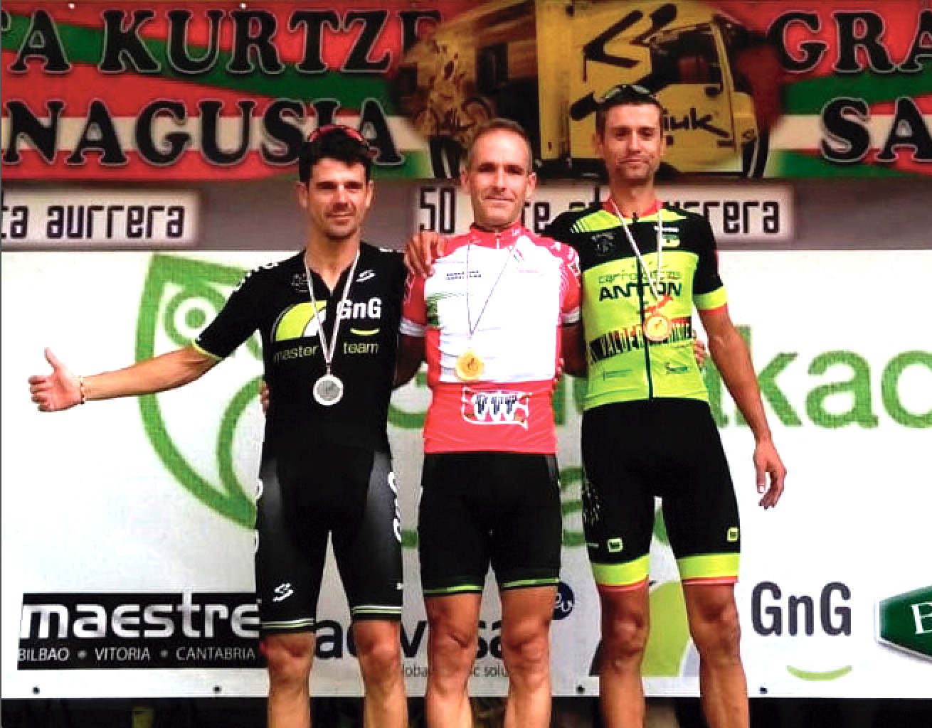 Master-40 kategoriako Euskadiko txirrindulari txapelketa irabazi du Iñaki Villoria iruritarrak