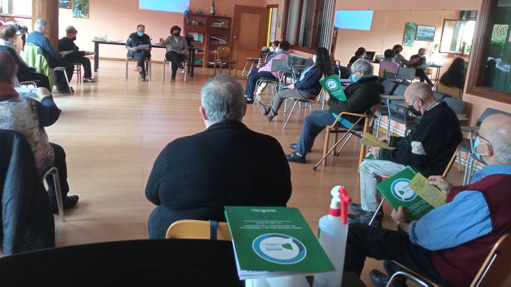 'Covid-19arekin elkar bizi' tailerra egin dute Berako Jubilotekan