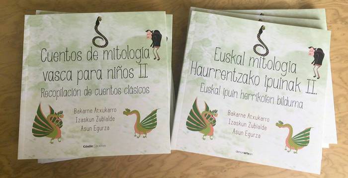 Haurrei zuzendutako Euskal mitologiari buruzko liburu berria argitaratu dute