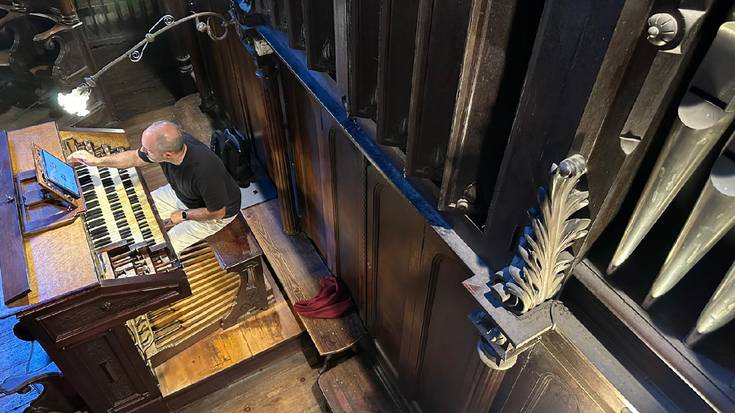 Organo kontzertu ederra eman du Juan de la Rubiak Berako elizan