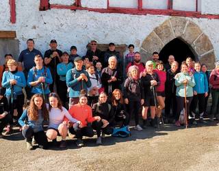 Berako Agerra Mendi Taldeak irteera jendetsua egin du Goizuetara